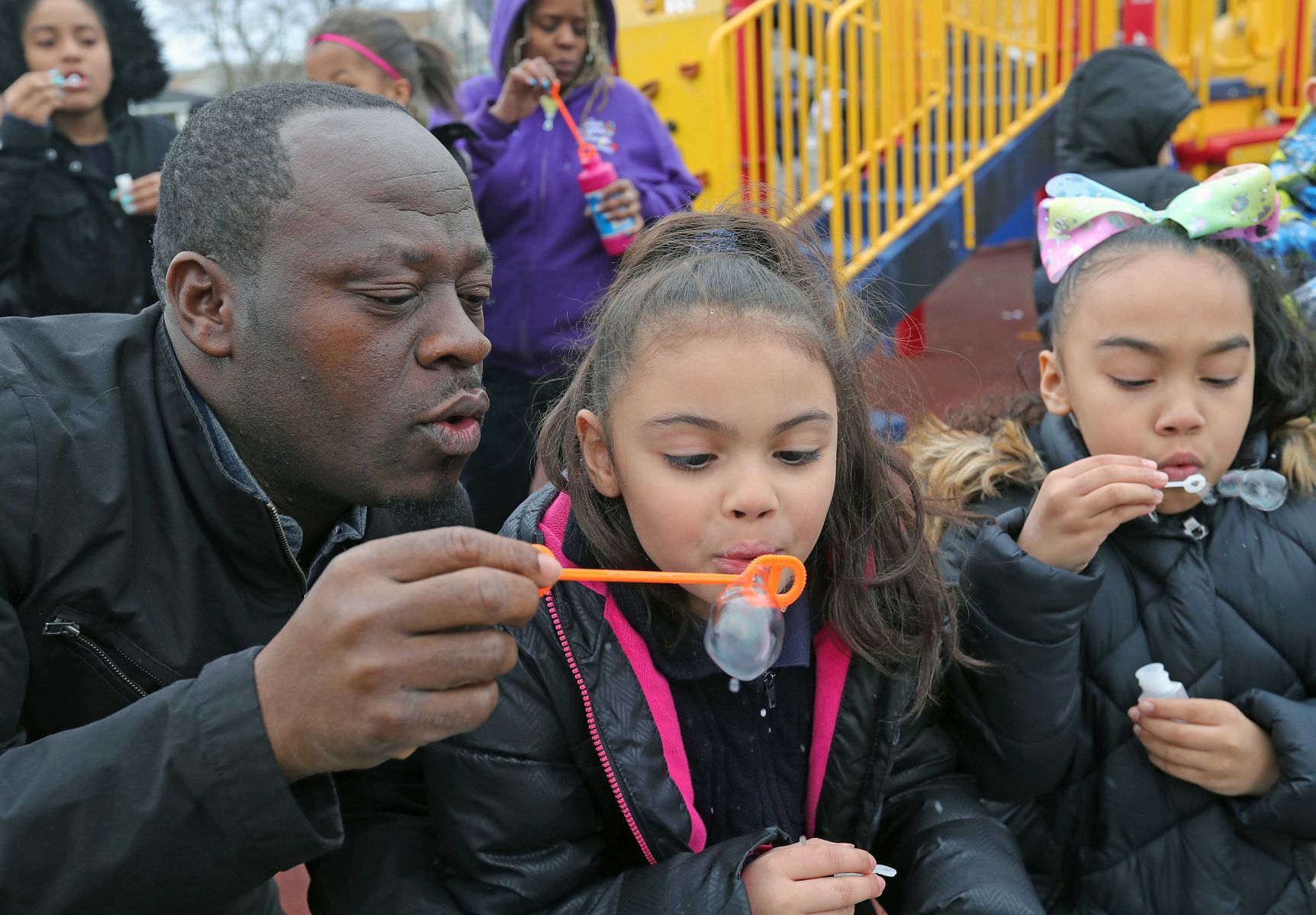 Blow Bubbles 4 Autism at MLK School